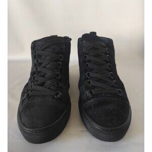 Balenciaga Paris Arena Black Suede High Tops Size EU 41 / US 8